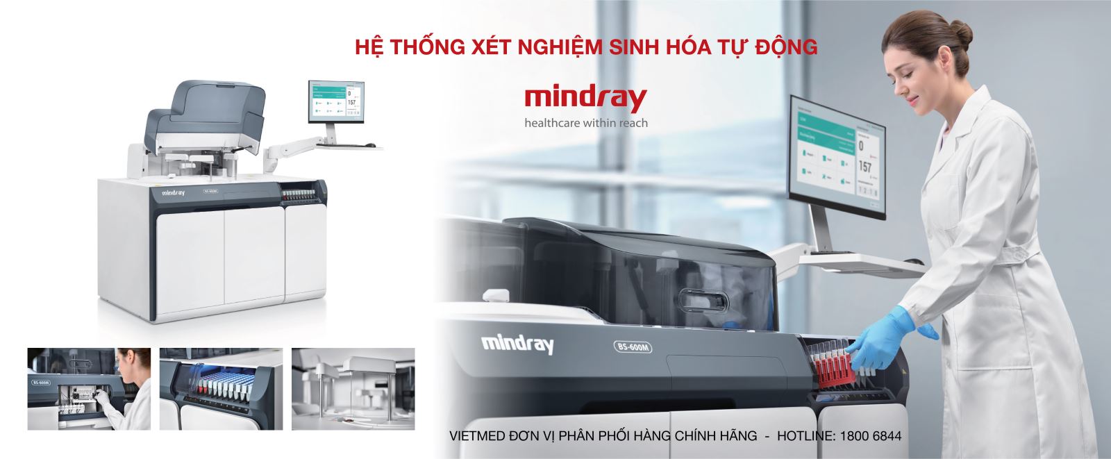 Hệ thống Xét nghiệm Sinh hóa Tự động Mindray